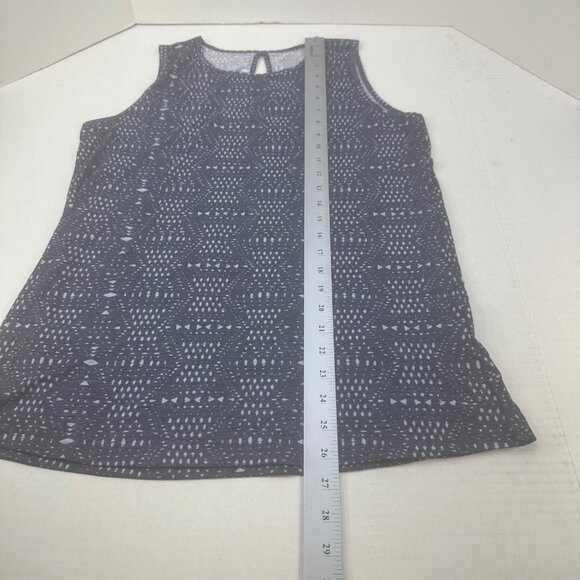 ZeroXposur Women's Size Small Top Sleeveless Patterned Gray Preowned - Picture 11 of 13